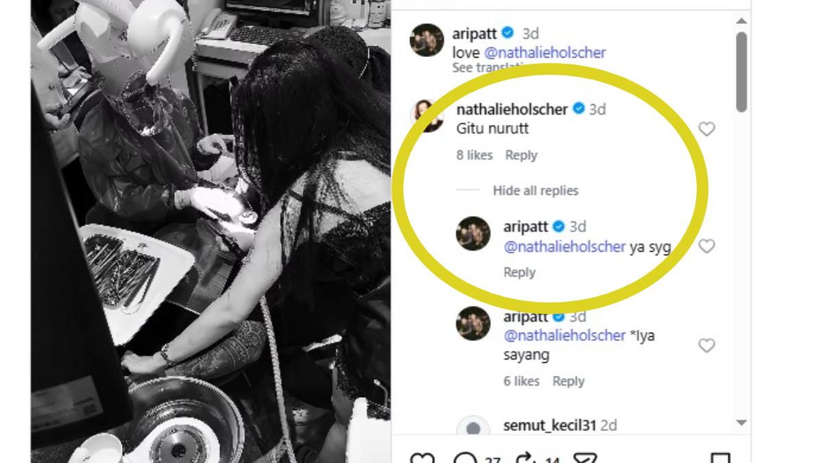 Diduga pacaran, Aripat panggil Nathalie Holscher 'sayang'