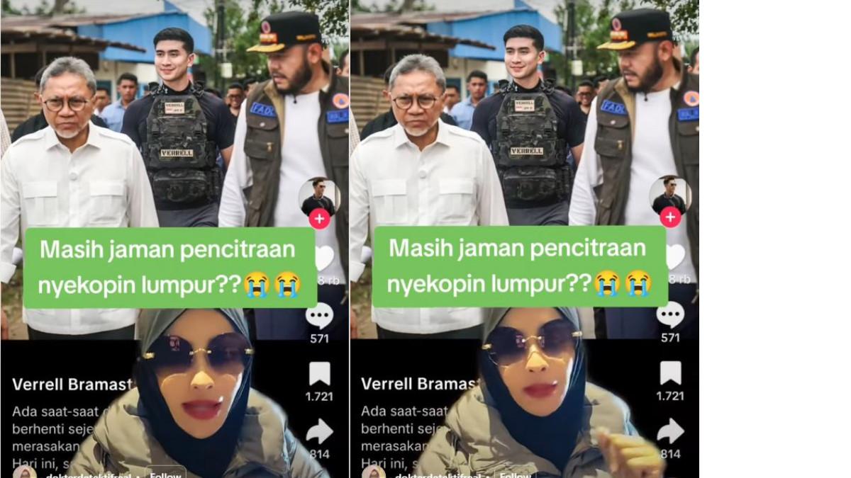 Dokter Detektif alias Doktif komentari Zulhas dan Verrell Bramasta yang belum lama ini mengunjungi korban bencana banjir dan tanah longsor di Pulau Sumatera.