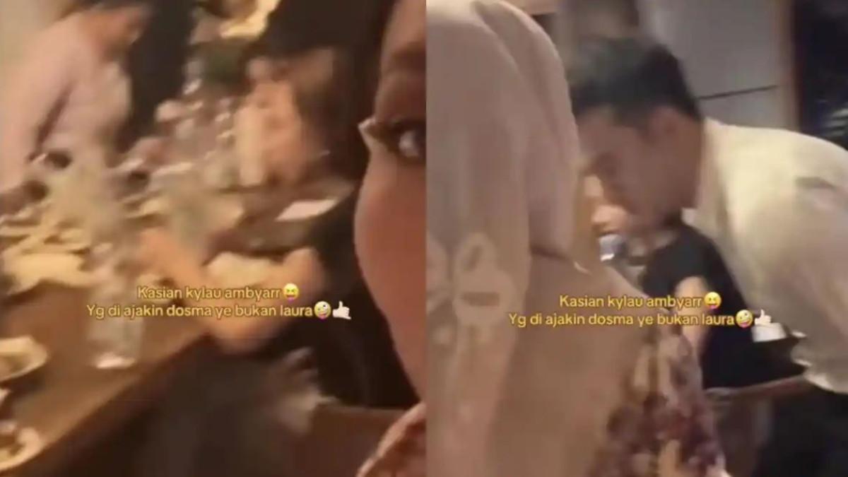 Dosma Hazenbosch terlihat menemani aktor Rizky Nazar saat momen buka puasa di sela-sela proses syuting sinetron terbarunya belum lama ini.