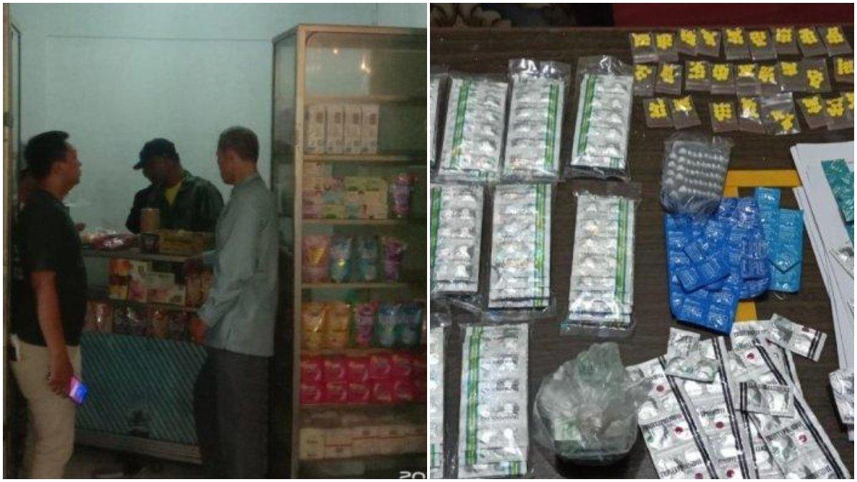 MANTAP Emak-emak di Lubang Buaya Bongkar Toko Kosmetik yang Ternyata Jual Ribuan Obat Terlarang