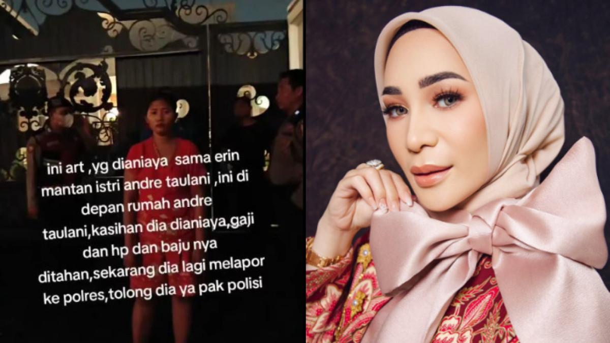 DUGAAN PENGANIAYAAN - Erin mantan istri Andre Taulany dipolisikan setelah diduga aniaya ART. Ia pun membantah tegas dan langsung membuat laporan balik terkait dugaan pencemaran nama baik.