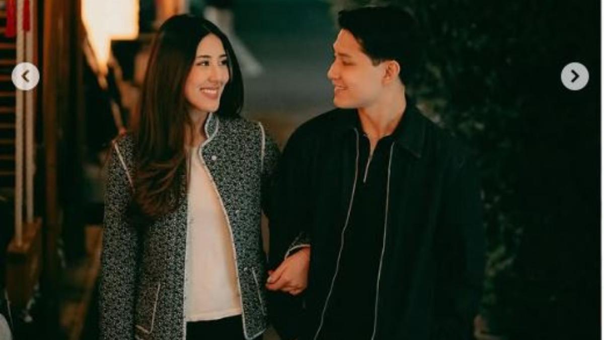 POTRET LAMARAN - Foto-foto kebersamaan mereka di Jepang hanya diberi caption singkat, ‘throwback’, menandakan bahwa potret tersebut sebenarnya diambil beberapa waktu lalu.
