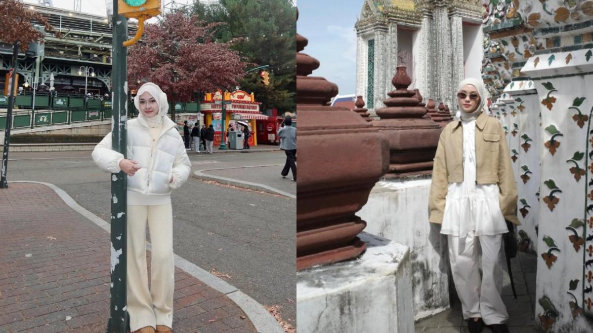 Gaya Aliyah Balqis dan Jule yang kerap liburan ke luar negeri.