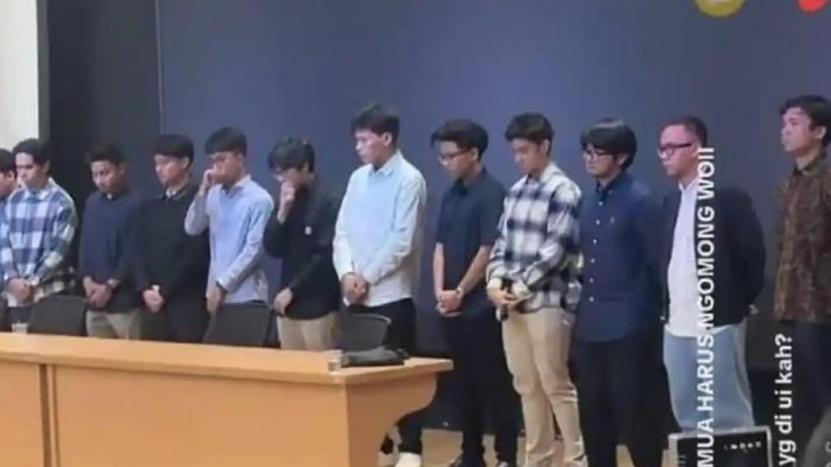 KASUS PELECEHAN FH UI - Ilustrasi suasana di lingkungan Fakultas Hukum Universitas Indonesia terkait kasus dugaan pelecehan verbal oleh 16 mahasiswa yang menyeret puluhan korban dari kalangan mahasiswa hingga dosen.