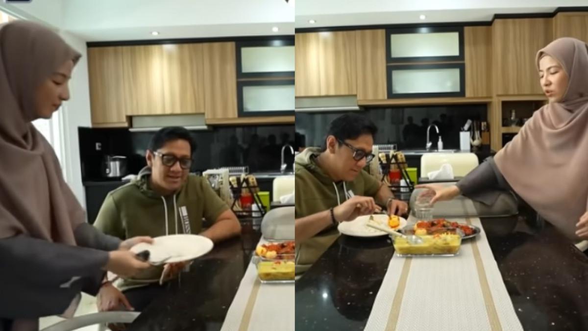 Andre Taulany Salting Diambilkan Natasha Rizky Sepiring Nasi, Janda Desta Meledek: Lama Gak Gini Ya?