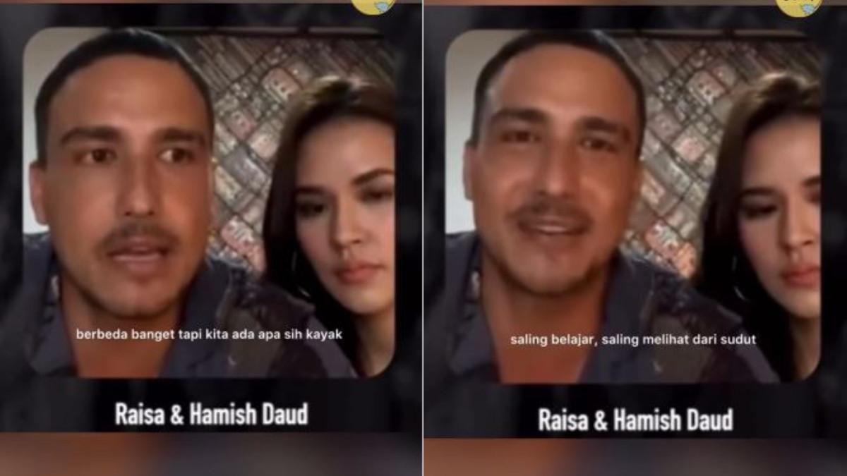 Hamish Daud blak-blakan mengaku memiliki banyak perbedaan dengan sang istri.