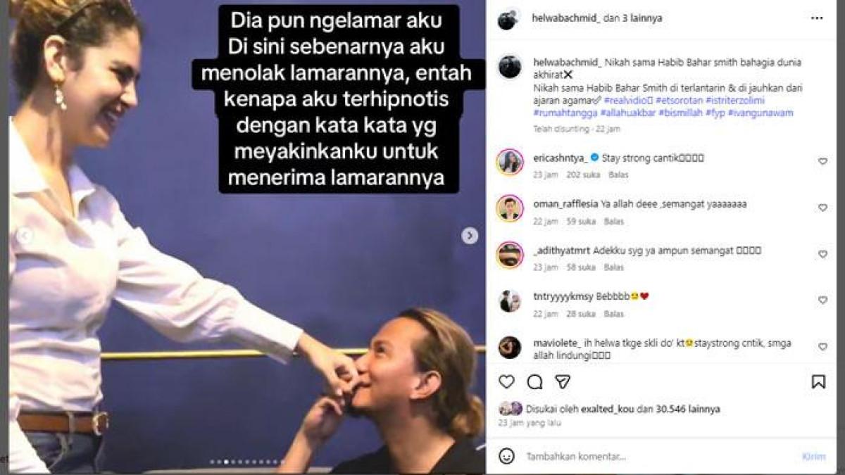 HELWA ISTRI HABIB BAHAR: Inilah sosok Helwa Bachmid, wanita yang lagi viral karena mengaku setahun dinikahi Habib Bahar tapi dilentarkan. Kisahnya menuai simpati netizen.