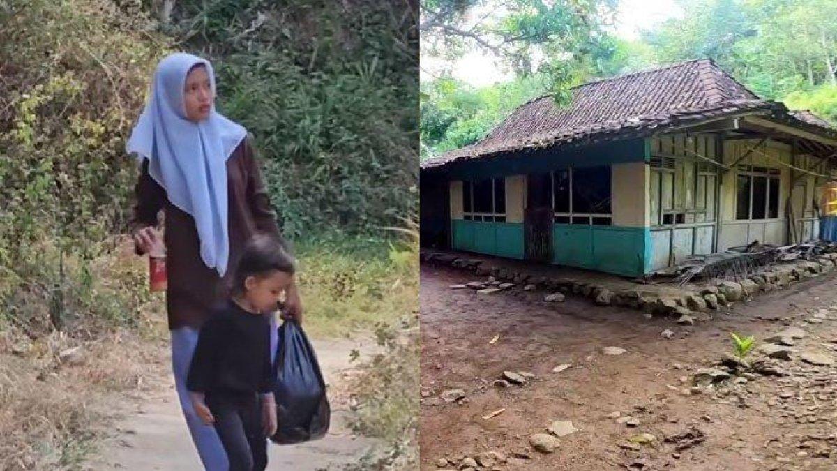 SOSOK Shelma, Gadis 14 Tahun Tinggal di Kampung Mati Jabar Tanpa Tetangga, 1 Jam Jalan ke Sekolah