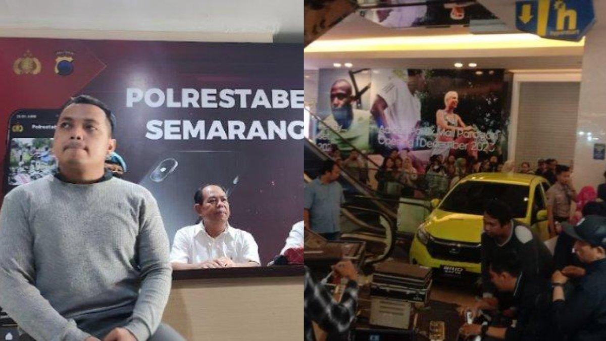 TAMPANG Sopir Brio yang Seruduk Orang Dalam Mal Semarang, 6 Bulan Jadi Sales, Belum Punya SIM