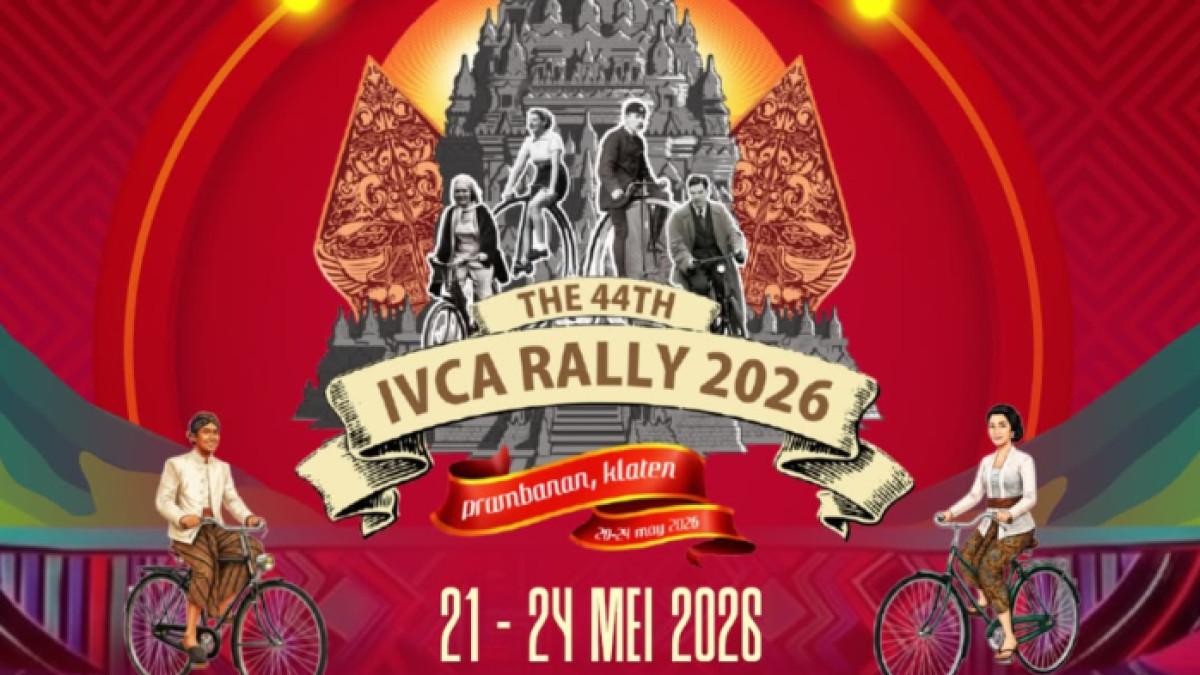 International Veteran Cycling Association atau IVCA Rally akan digelar di Klaten. IVCA Rally digelar pada 21-24 Mei 2026 di kawasan Candi Prambanan.
