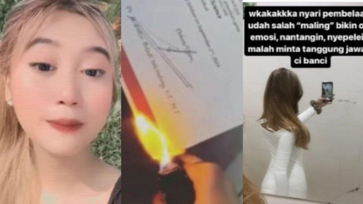 SOSOK Rebecca Dijuluki Cegil Imbas Bakar Ijazah S1 Mantan Pacar, Kesal Helm Dimaling: Dia Yang Mulai