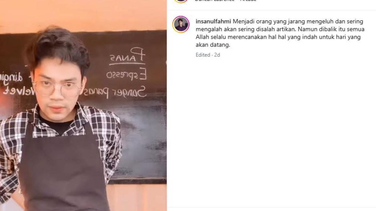 Insanul Fahmi membagikan curhatan dirinya sebelum sidang cerai perdana dengan Wardatina Mawa.