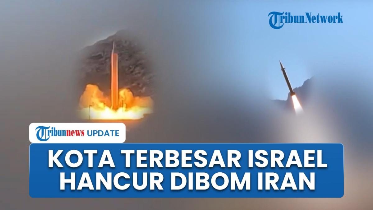 PERANG IRAN - Iran tepati janji jadikan Israel bak neraka. Iran luncurkan serangan rudal ke Israel pada Senin (8/6/2026)