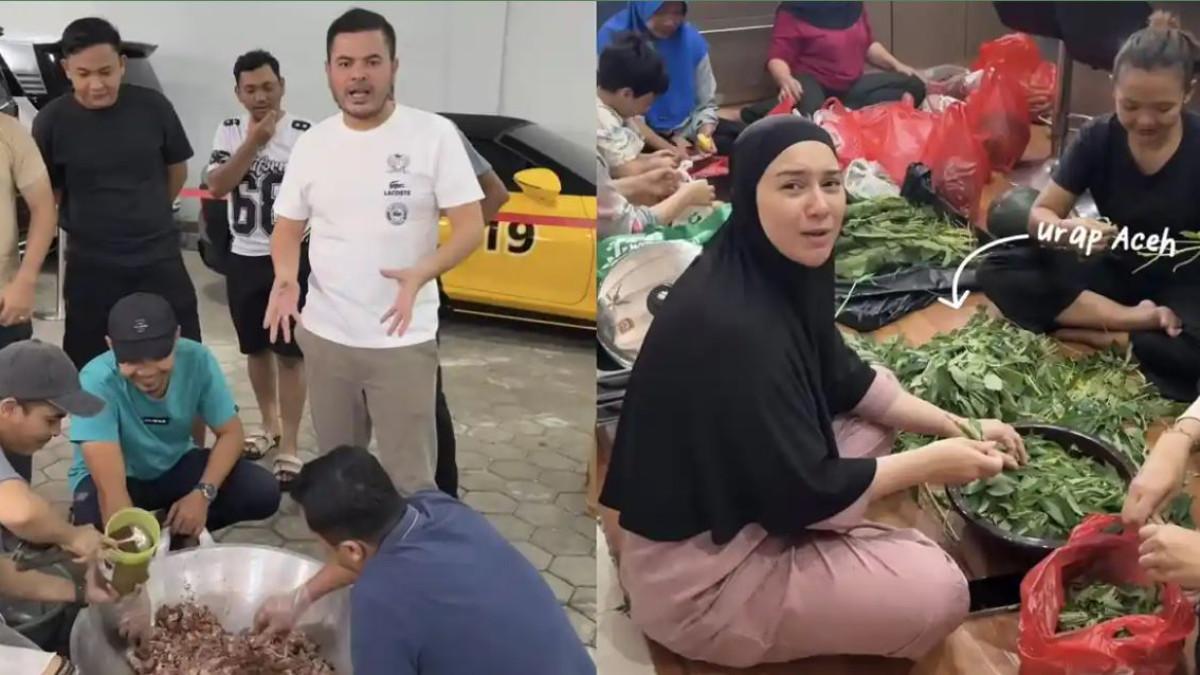 Irish Bella untuk pertama kalinya menjadi tuan rumah dalam acara keluarga besar yang berasal dari Aceh.