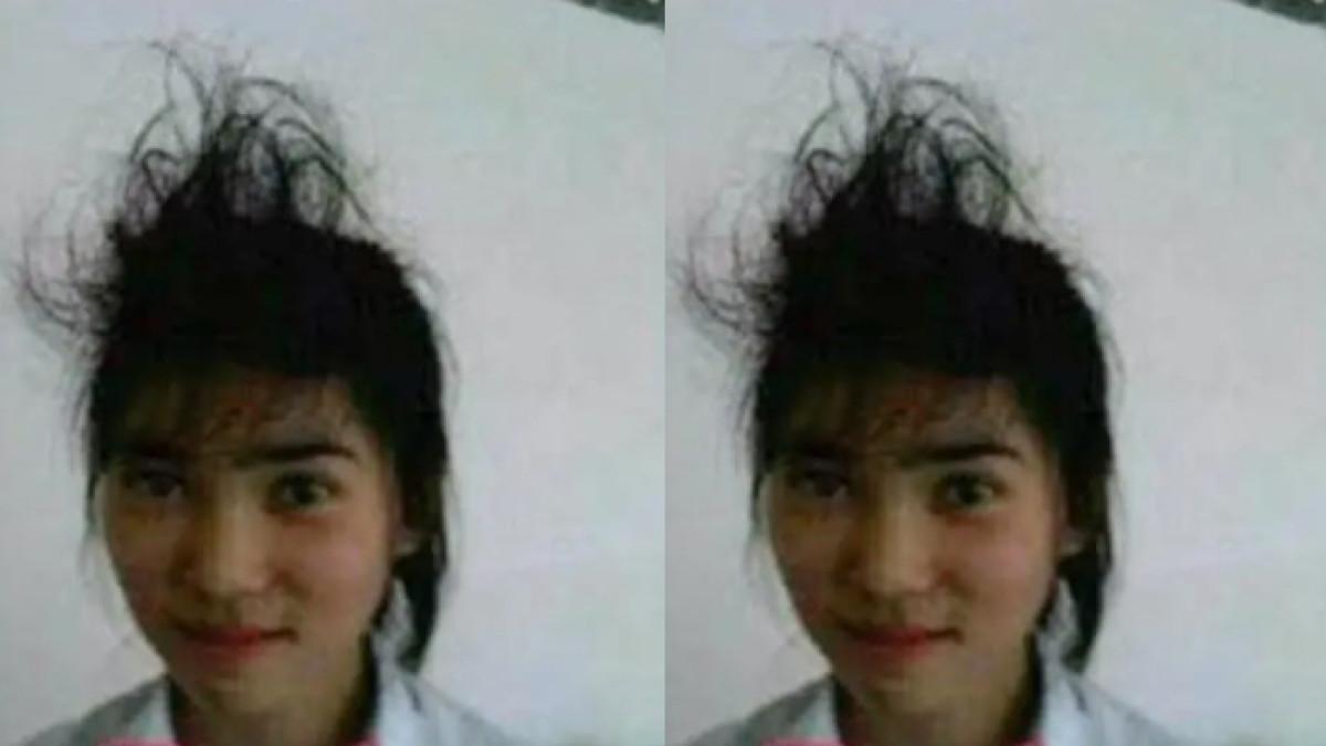 FOTO LAWAS SMA - Isyana Sarasvati saat SMA sangat polos dengan rambut berantakannya.