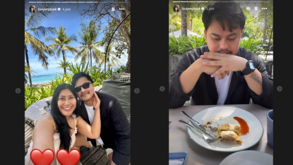 Jadi pasutri baru, Boiyen pamer honeymoon bareng sang suami, Rully.