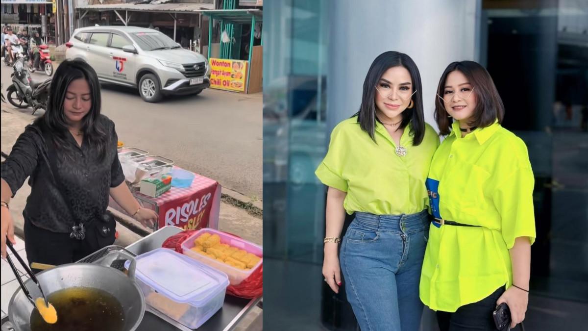 KABAR JELITA BAHAR - Jelita Bahar anak Anisa Bahar kini jualan risol di pinggir jalan, rahasiakan omzet