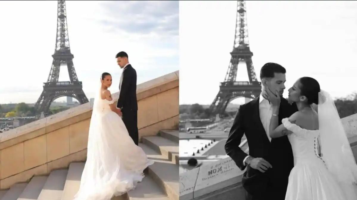 PREWEDDING PARIS - Jennifer Coppen dan Justin Hubner membagikan momen pemotretan prewedding bergaya Eropa dengan latar Menara Eiffel di Paris, Prancis, Sabtu (18/4/2026), yang dilakukan secara spontan tanpa persiapan panjang.