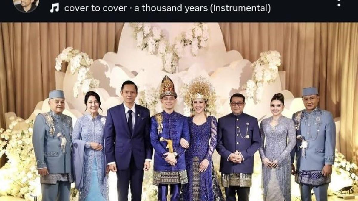 Kehadiran Agus Harimurti Yudhoyono sebagai Saksi Nikah.