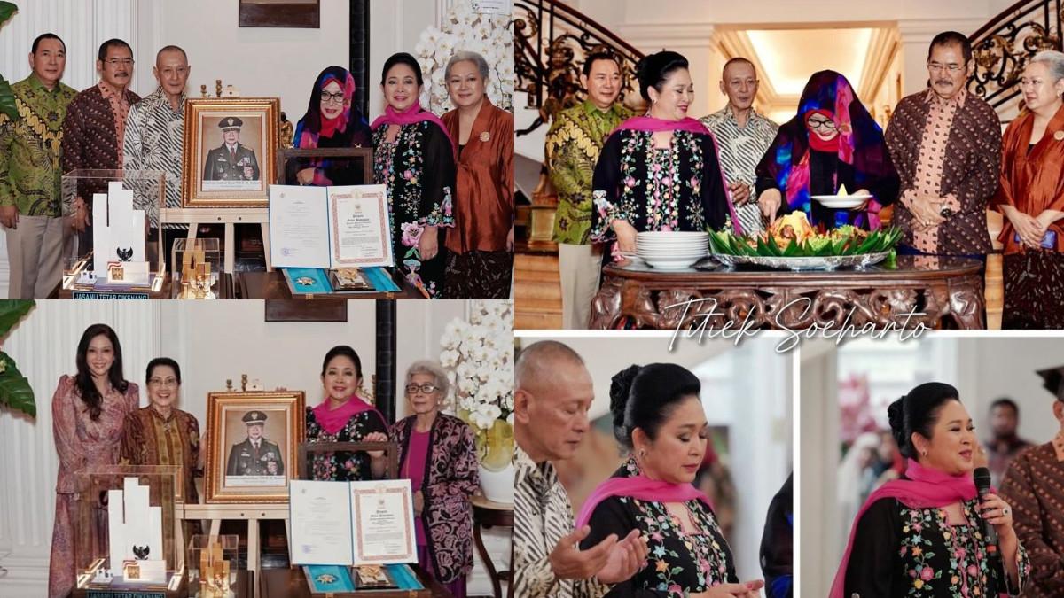 Keluarga Cendana adakan syukuran setelah Soeharto dianugerahi gelar Pahlawan Nasional, Maia Estianty ikut hadir.