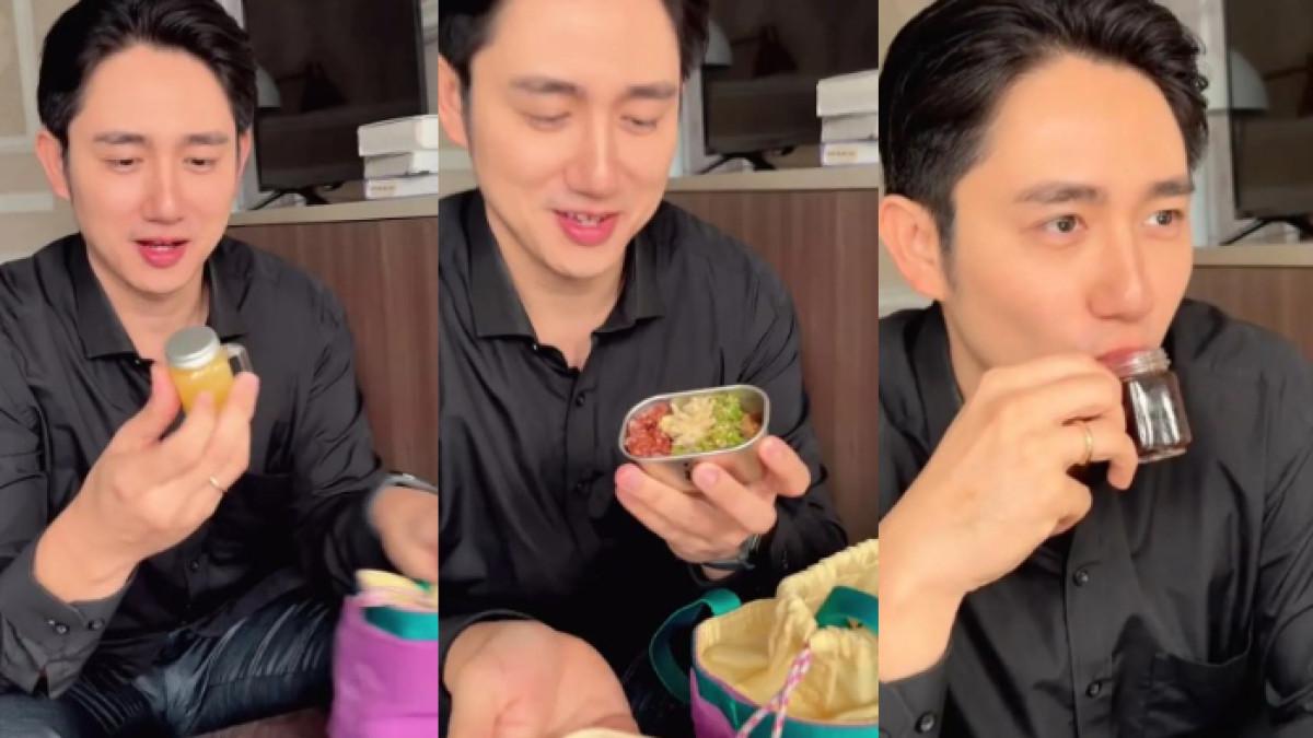 Kenny Austin spill bekal makan siang buatan Amanda Manopo, lucunya semuanya serba mini.