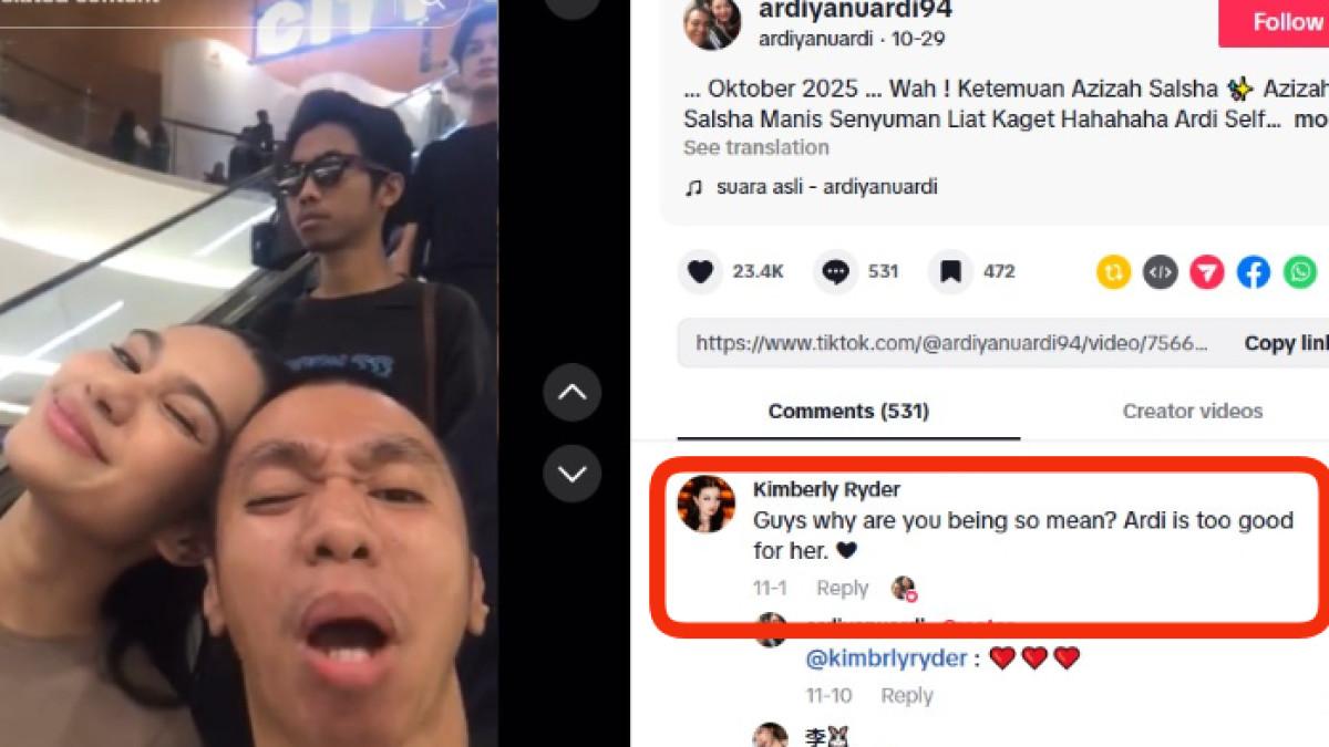 Kimberly Ryder banjir pujian usai beri komentar pedas ke Azizah Salsha.