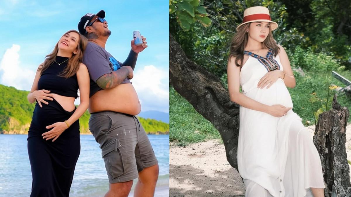ISTRI VIRGOUN HAMIL - Kolase potret Lindi Fitriyana dengan perut buncitnya, Virgoun sindir kehebohan warganet