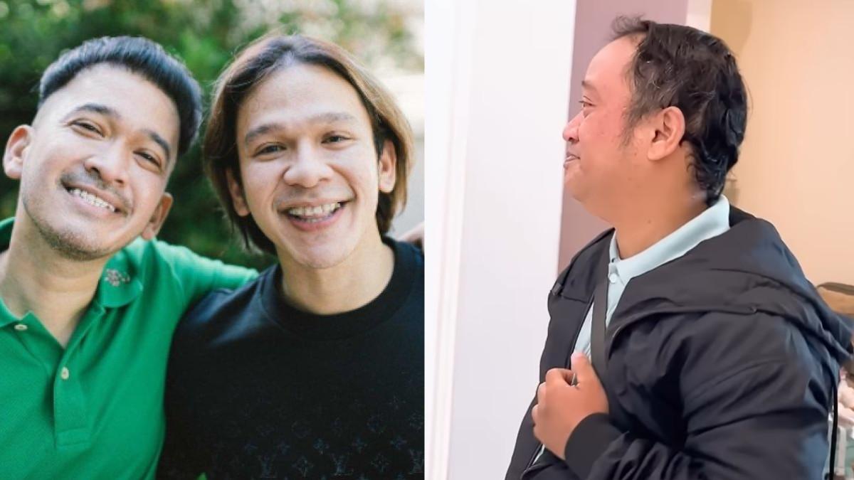 KELUARGA RUBEN ONSU - Kolase potret Ruben Onsu bersama kedua adiknya, Jordi Onsu dan Julian Onsu