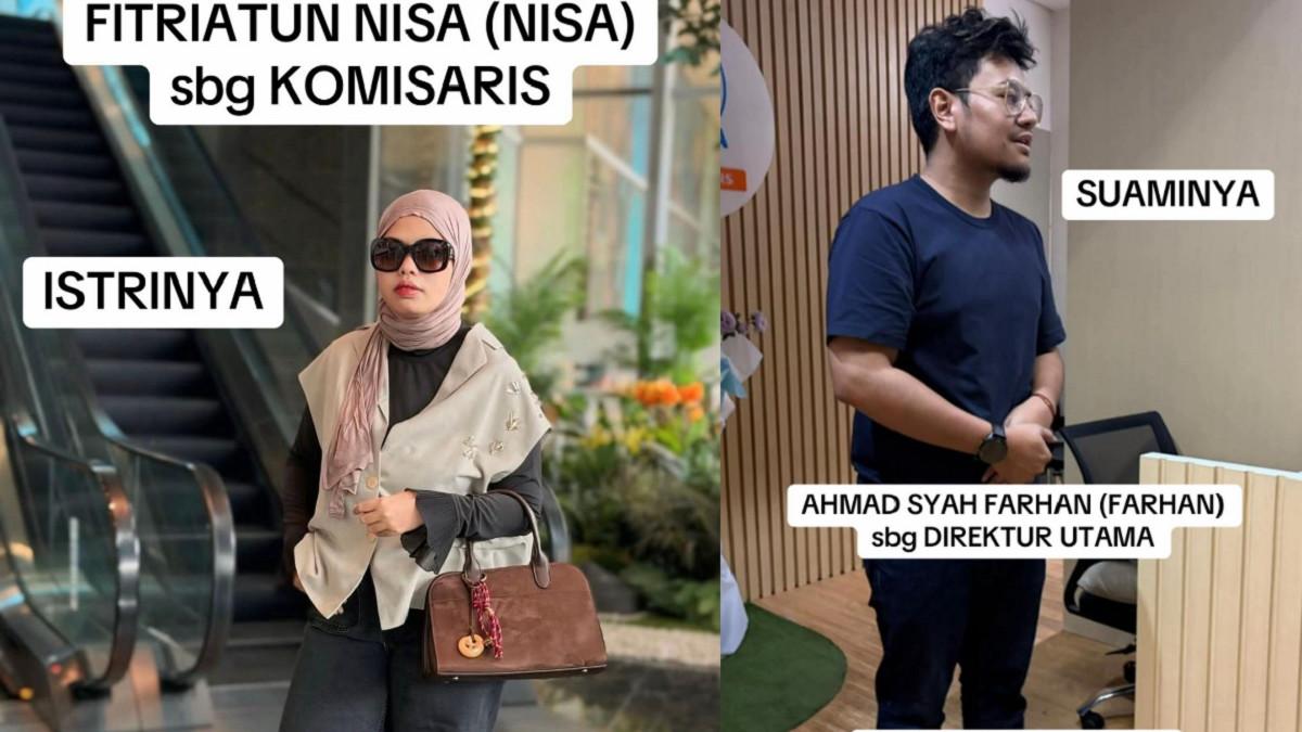 KASUS PENIPUAN UMROH - Kolase potret sosok pasutri pemilik Hanania Travel yang terseret kasus penipuan umroh