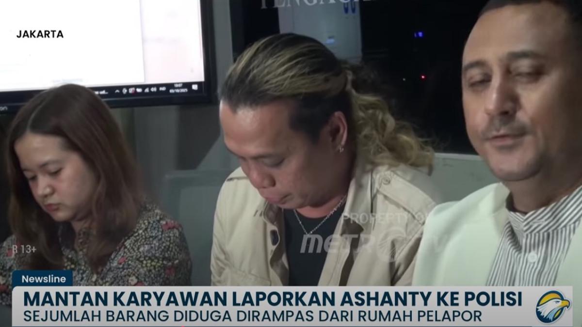 KONFLIK ASHANTY - Kuasa hukum Ayu, Stifan Heriyanto menyampaikan laporan kepada kepolisian terkait dugaan penyitaan paksa sejumlah barang milik kliennya.