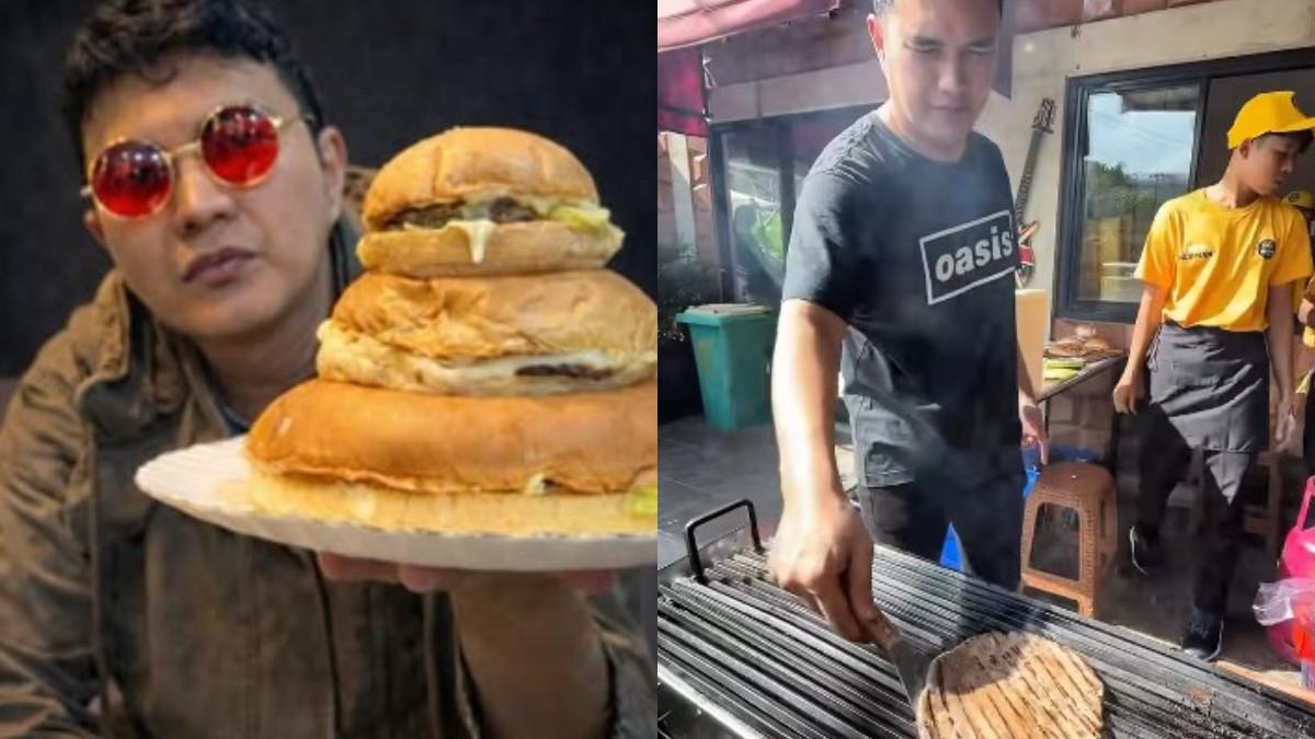 Lama tak muncul di layar kaca, Aldi Taher ternyata sibuk jualan burger