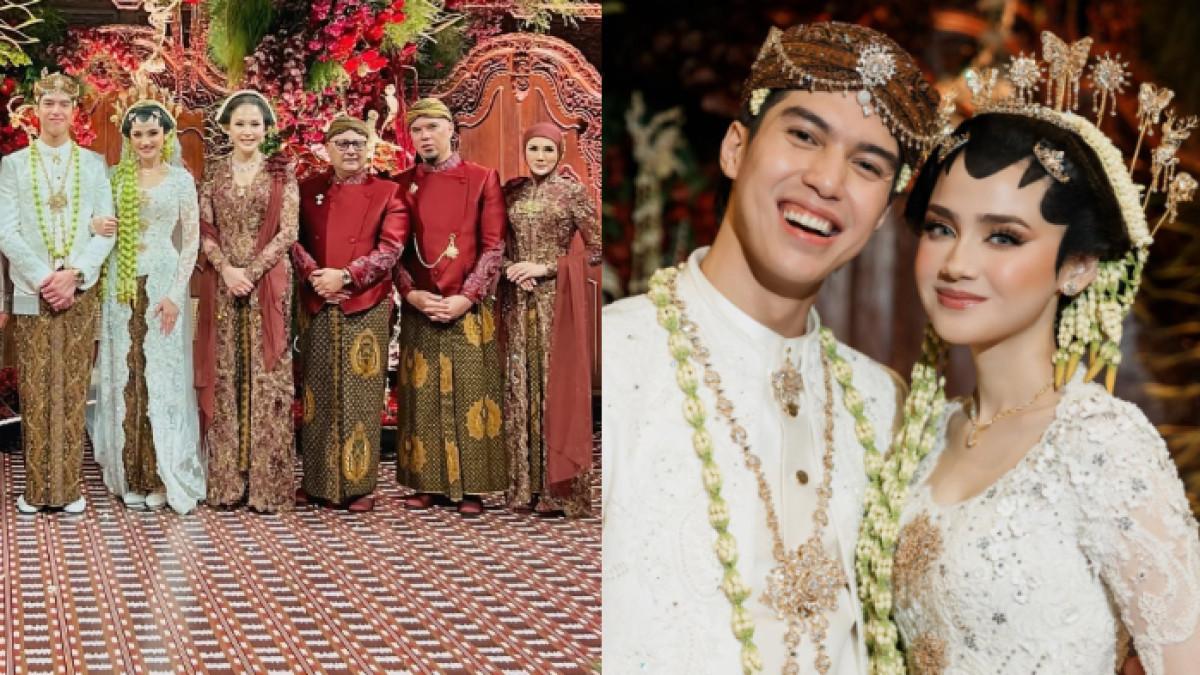 PERNIKAHAN EL SYIFA - El Rumi resmi menikahi Syifa Hadju pada Minggu (26/4/2026). Maia Estianty dan Mulan Jameela pose bareng di pelaminan.