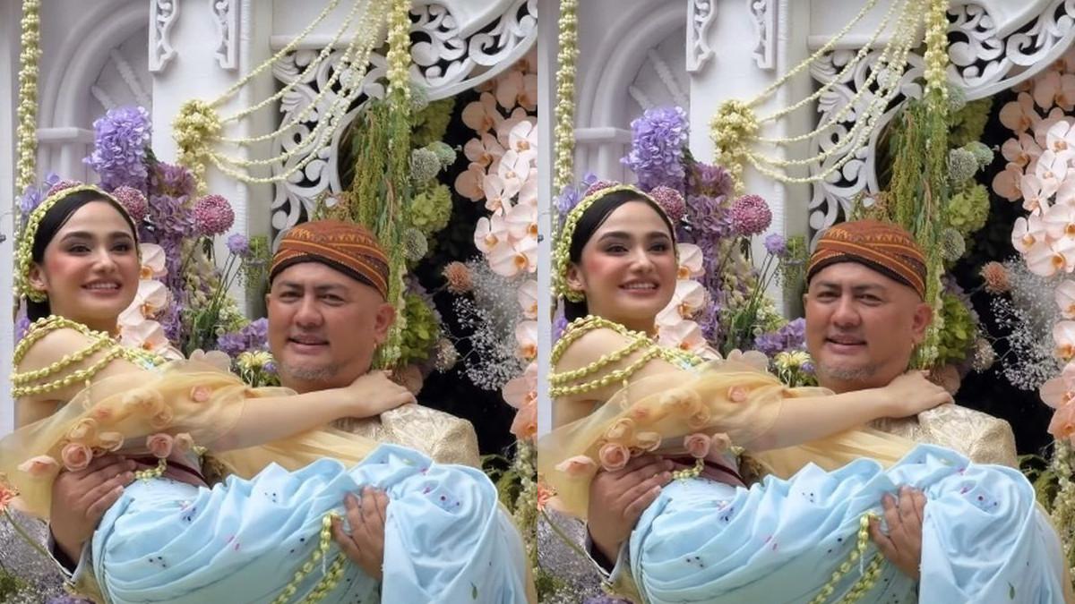 Meski bukan ayah kandung, kedekatan keduanya tampak begitu hangat dan tulus.