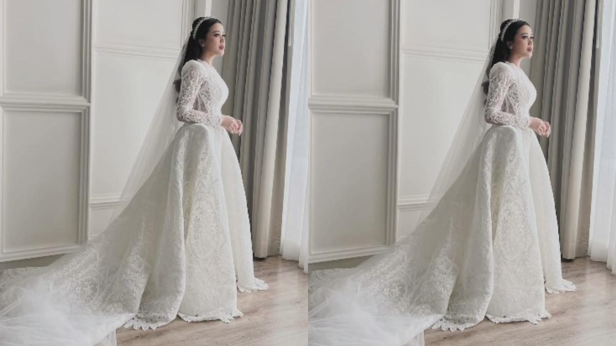 Meski harus merogoh kocek cukup dalam, Brisia Jodie mengaku puas dengan hasil karya desainer Diana M Putri, perancang busana di balik label DIANA COUTURE.