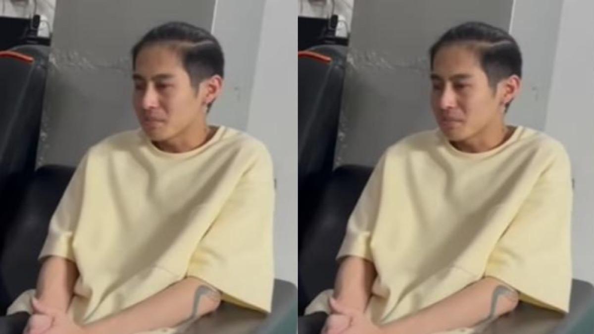 DJ PANDA MENANGIS - Momen Dj Panda menangis diduga usai ditolak jenguk Erika Carlina dan sang anak viral di media sosial.