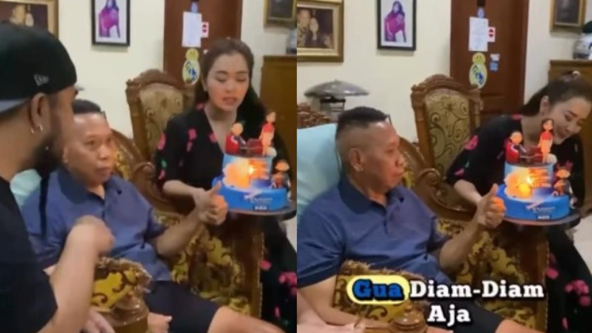 Momen Tukul Arwana dapat kejutan ulang tahun dari Vega Darwanti dan Peppy. Tampak lebih bugar, sumnringah diajak bercanda.