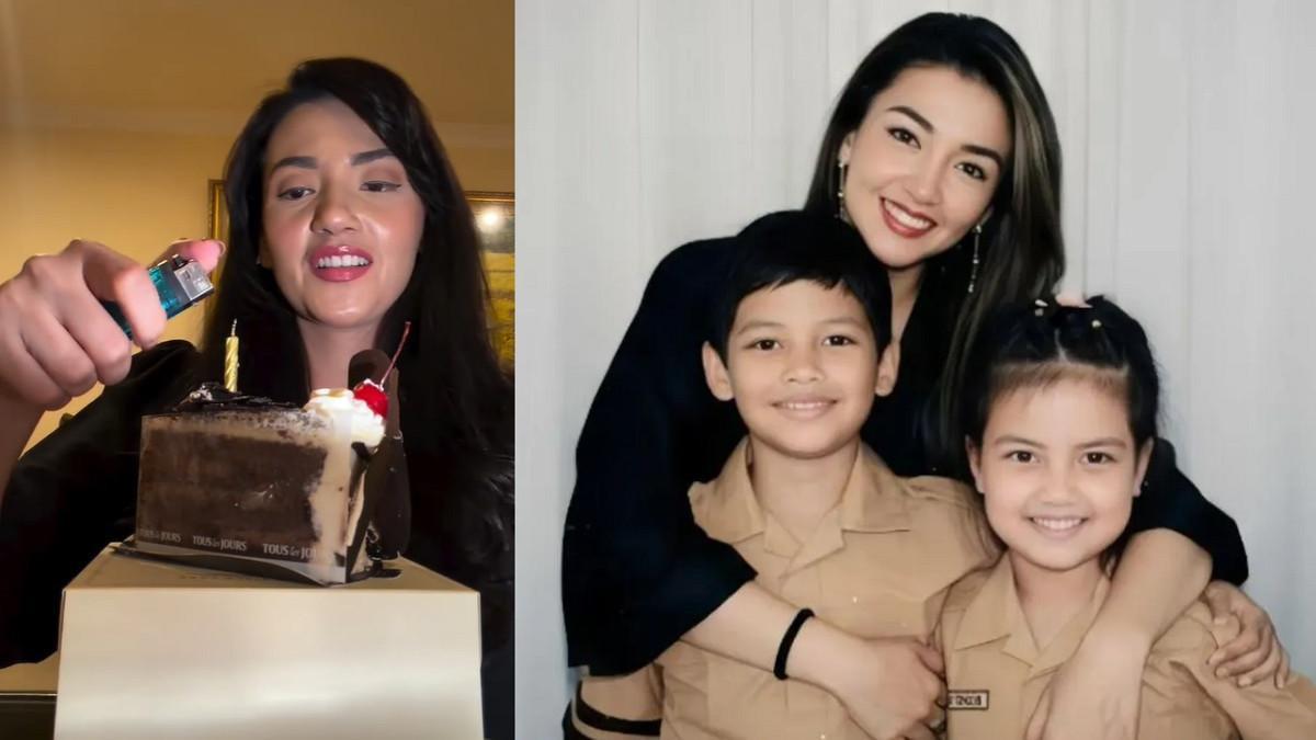 Momen haru Tsania Marwa rayakan ulang tahun anaknya yang ke-13, akhirnya bertemu setelah 8 tahun terpisah.