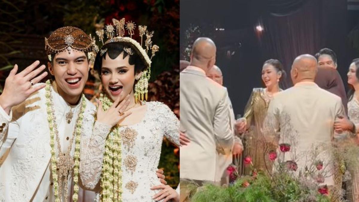 PERNIKAHAN EL RUMI - Musisi Maia Estianty dan Mulan Jameela mendadak jadi sorotan saat dansa dengan suami masing-masing di pernikahan El Rumi