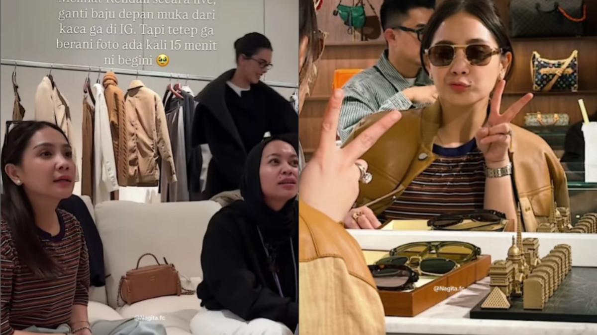 BERTEMU KENDALL JENNER - Setelah pertemuan itu, Nagita Slavina mengaku menyesal karena tidak berani meminta foto bersama Kendall Jenner.
