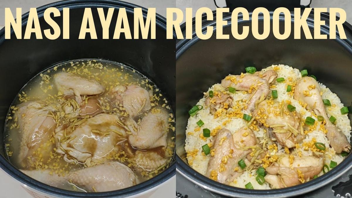 Hainan Rice Rice Cooker Resep Nasi Ayam Hainan Rice Cooker, Gurih dan Harum, Praktis Tanpa ...