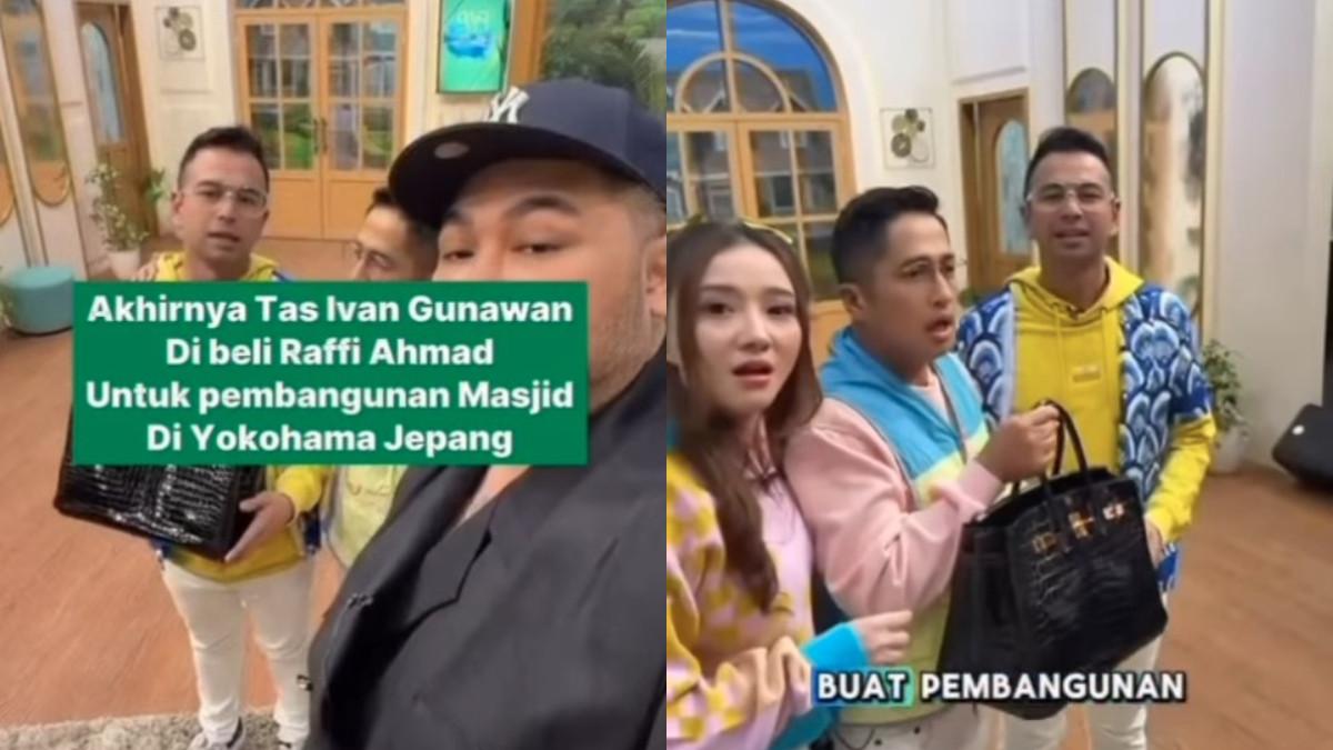 Niat baik Ivan Gunawan langsung disambut Raffi Ahmad dengan antusias.