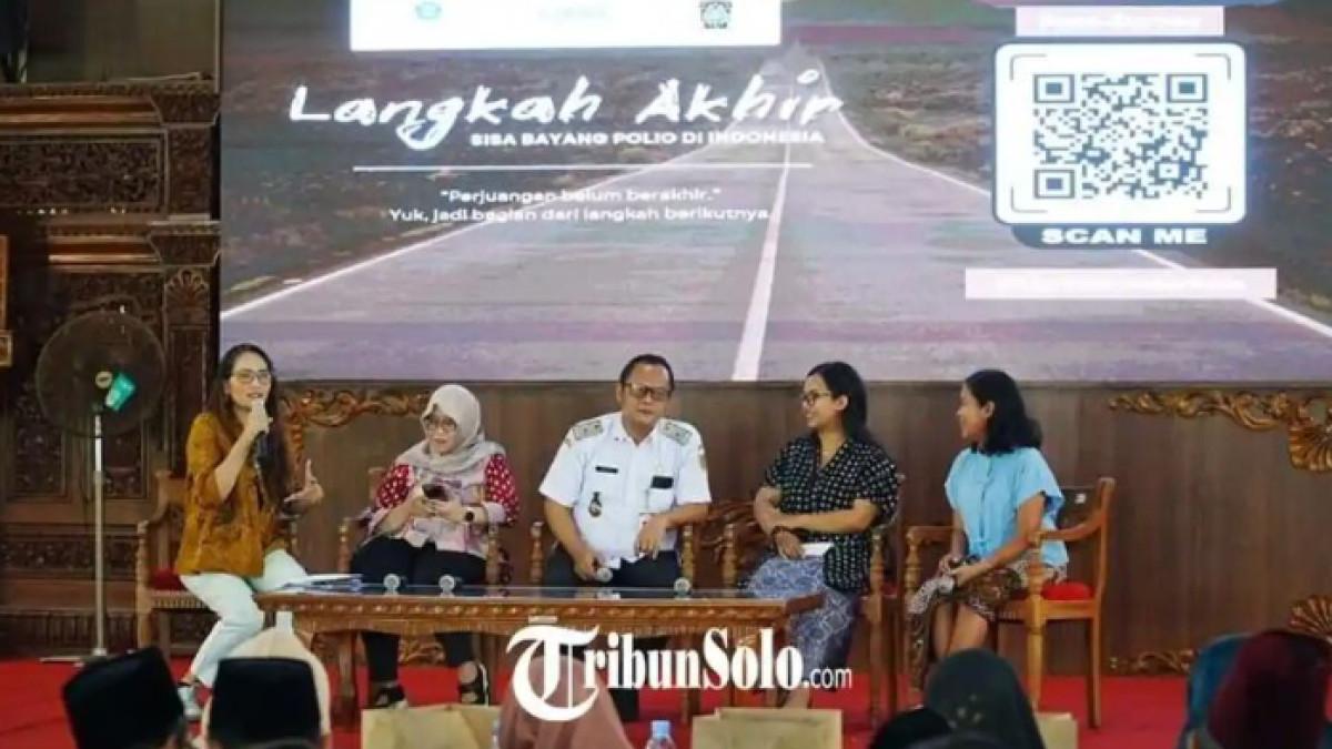 Ratusan peserta dari lintas sektor mengikuti nobar film dokumenter “Langkah Akhir: Sisa Bayang Polio di Indonesia” di Pendopo Pemkab Klaten, Rabu (6/5/2026).