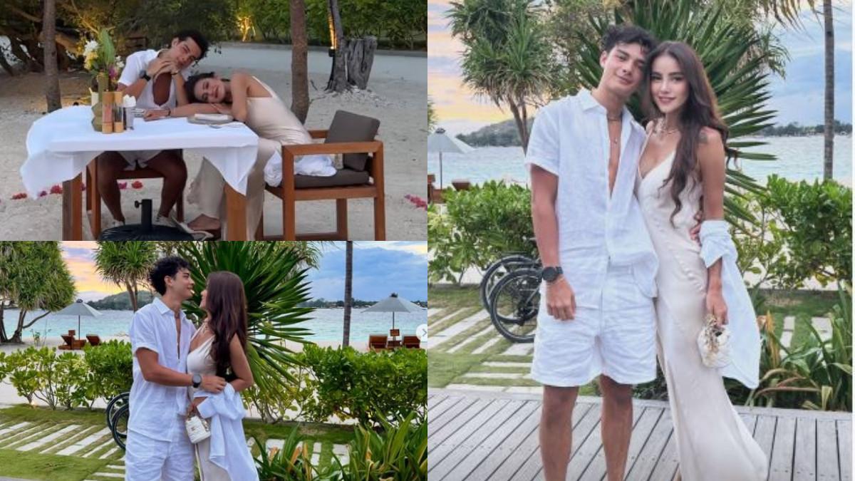 Olla Ramlan bagikan momen liburan romantis dengan sang kekasih, Tristan Molina, beda usia 25 tahun.