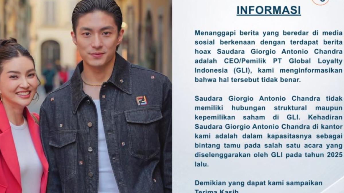 PT GLI membantah informasi yang menyebut Giorgio Antonio memiliki posisi sebagai CEO di perusahaan mereka.