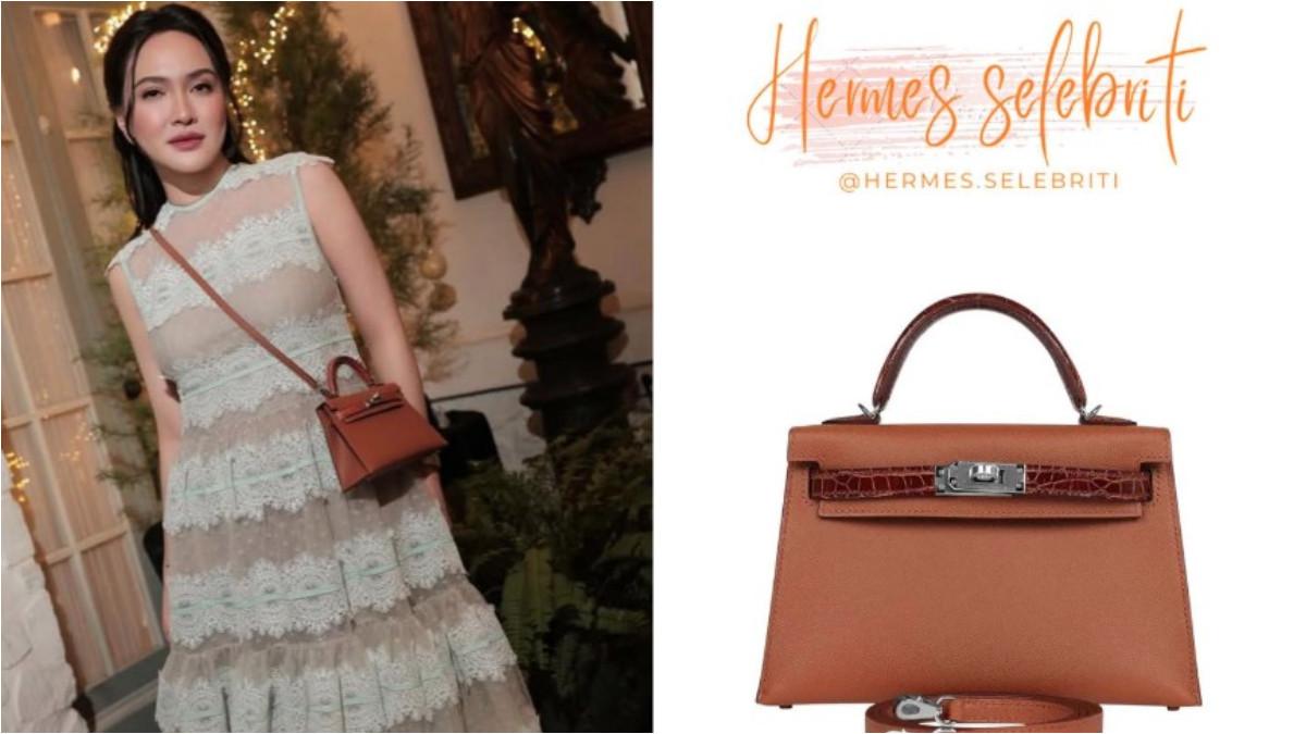 Penampilan Shandy Aulia juga kerap dilengkapi dengan tas-tas branded.