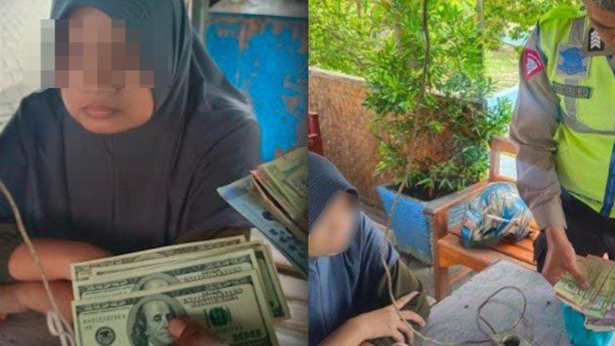 ART Naik Bus Trenggalek Dicegat Polisi, Ternyata Bawa Uang Rp 34 Juta Pecahan Dollar dan Kotak Emas