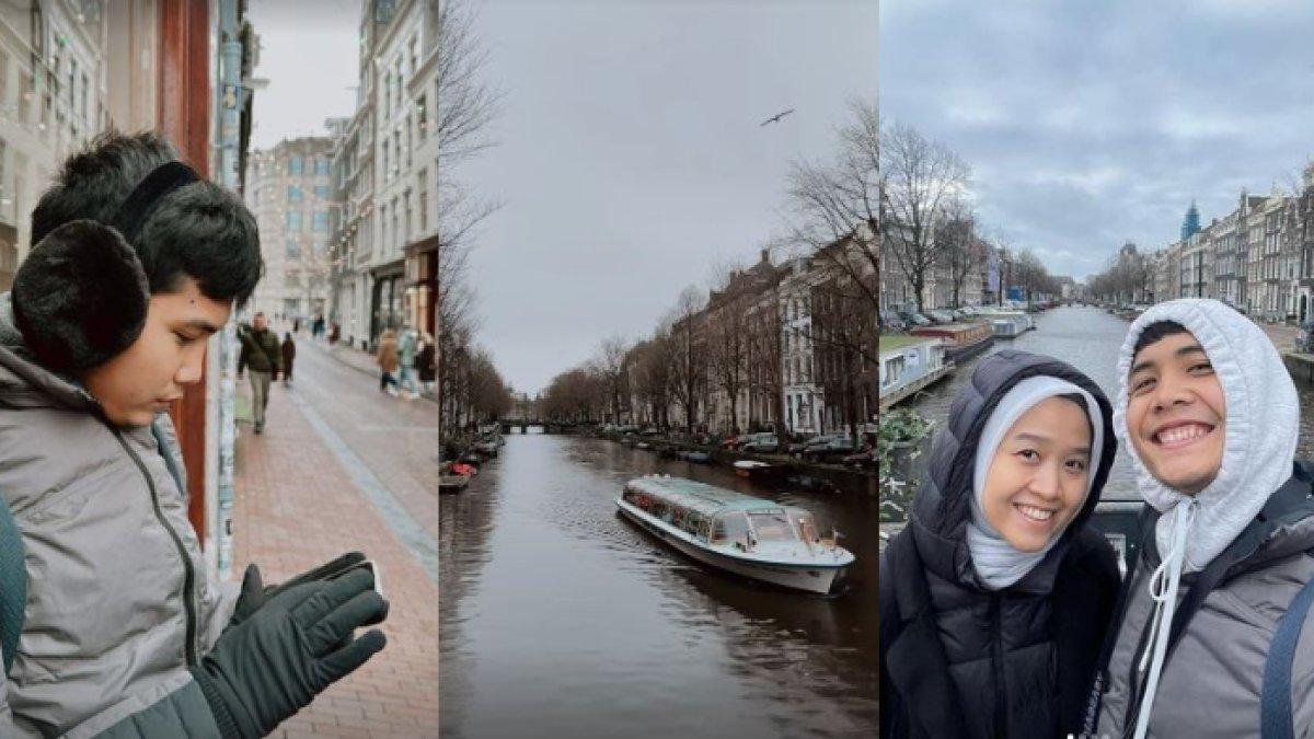 5 Potret Bintang Emon Liburan Bareng Istri, Enjoy Nikmati Indahnya Belanda: Biar Ga Diajak Kampanye
