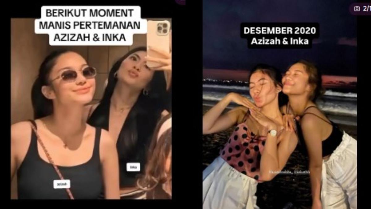 Potret Kedekatan Azizah Salsha dan Inka Andestha