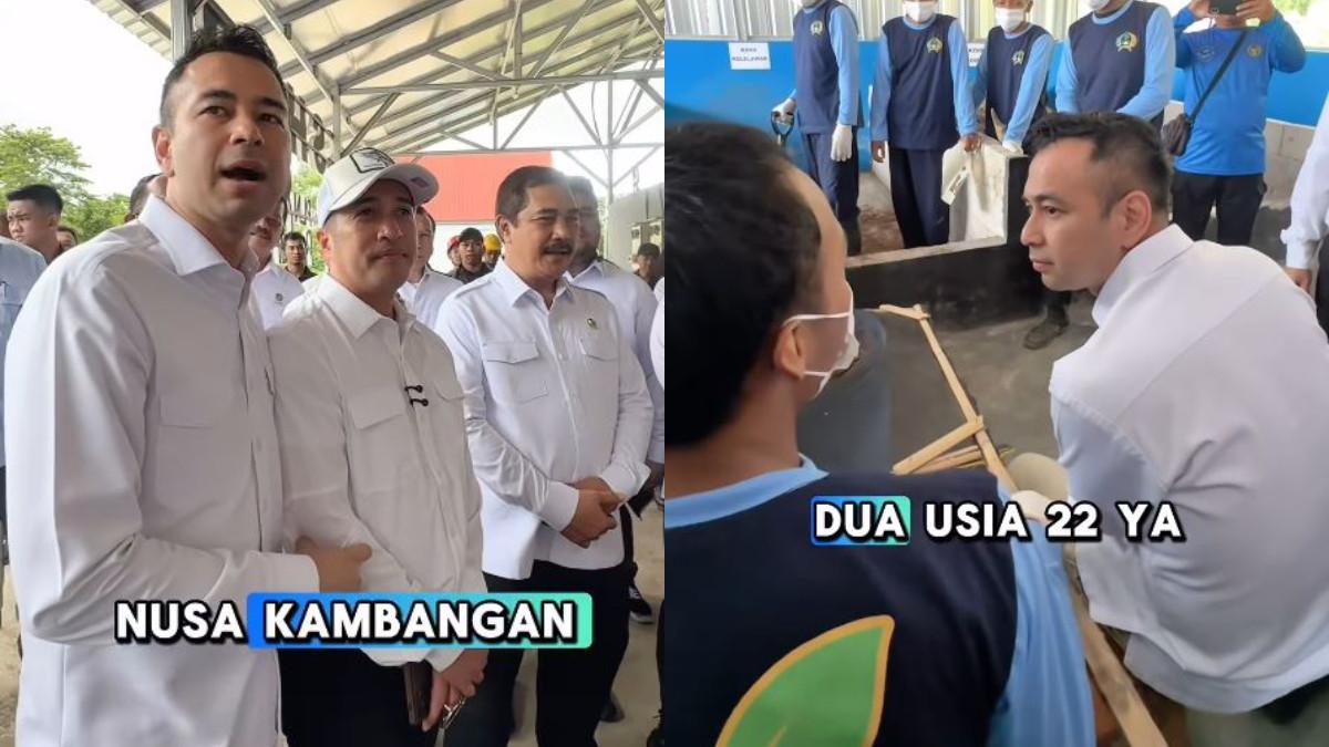 Potret Raffi Ahmad dan Irfan Hakim kunjungi Nusakambangan.