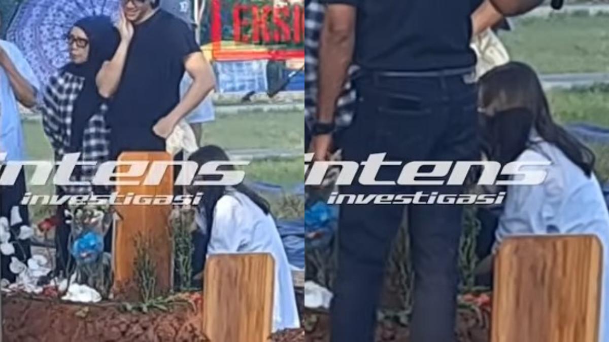 Intip potret Sheila Dara Aisha ziarah ke makam Vidi Aldiano jelang 7 harian kepergian sang suami.